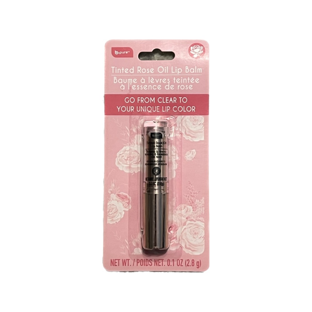 B•pure | Tinted Rose Oil Lip Balm